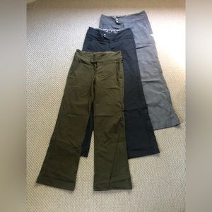 Lot of 3 Lululemon TrailTrouzer Dress Pants Size 6